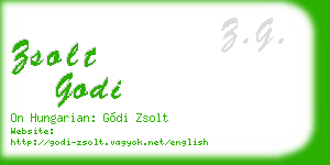 zsolt godi business card